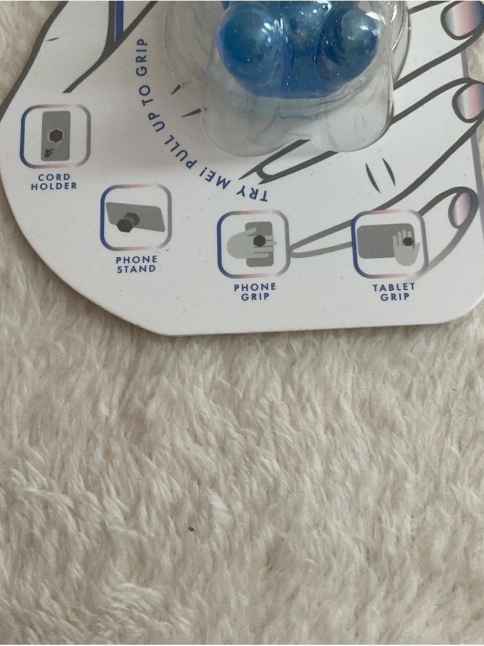 Blue Bear Phone Grip & Stand